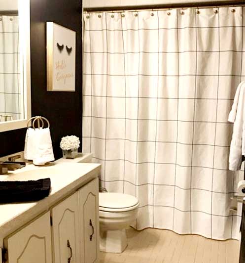 Before the bathroom remodeling project